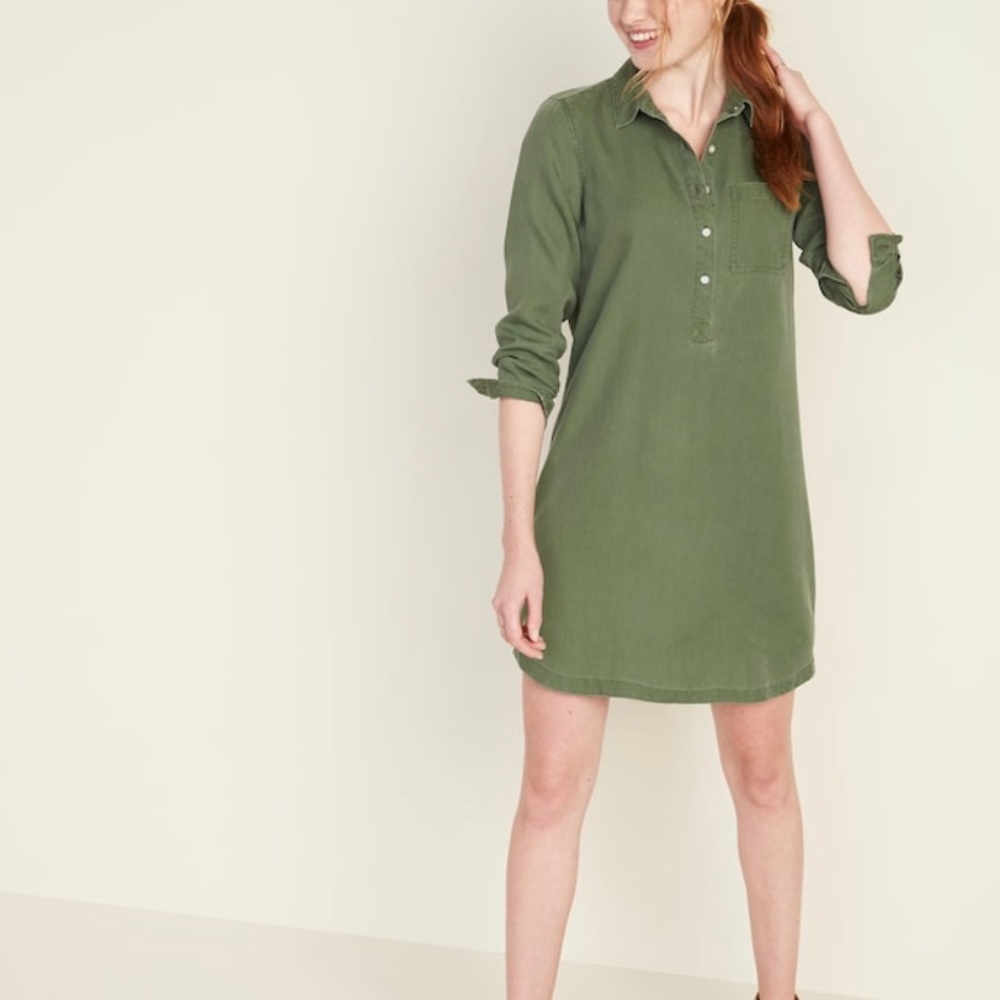 Green old navy dress